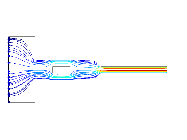 Comsol particle tracing
