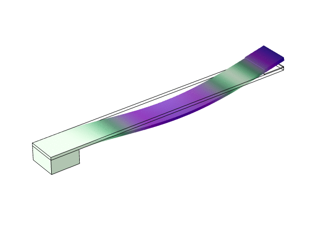 Microcantilever beam 77kHz